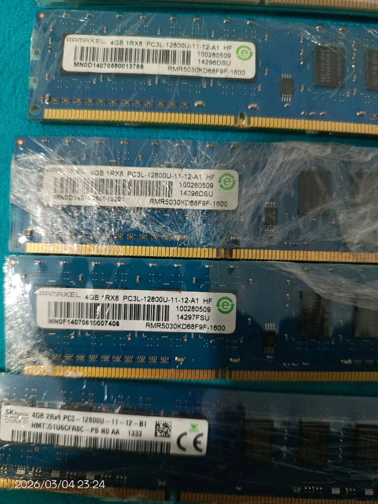 4 gb DDR3 VE DDR3L RAMLER - 2