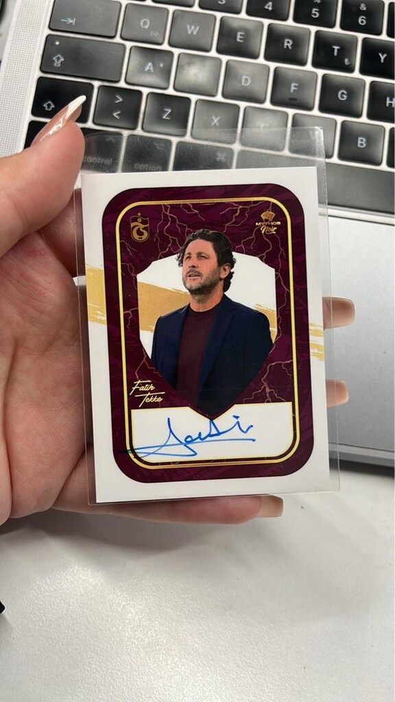 Fatih TEKKE Islak İmzalı Mythos Card Trabzon Spor