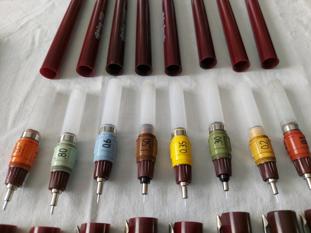 Rotring Rapido çizim kalemleri - 9