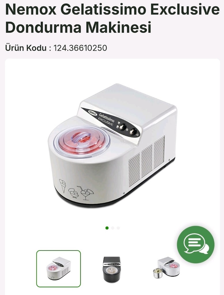 Nemox Kompresörlü dondurma makinası - 3
