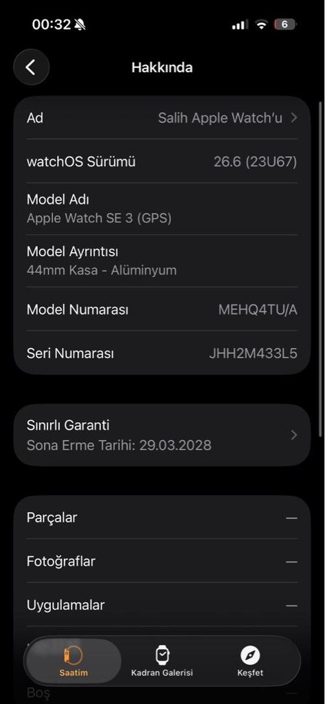 Apple Watch SE 44mm 3.nesil GPS - 8