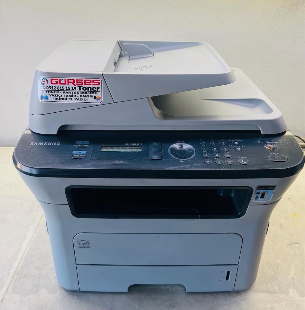 Yazıcı Samsung 4828 FN Fotokopi Tarayacı Faks Networklu ekonomik - 8