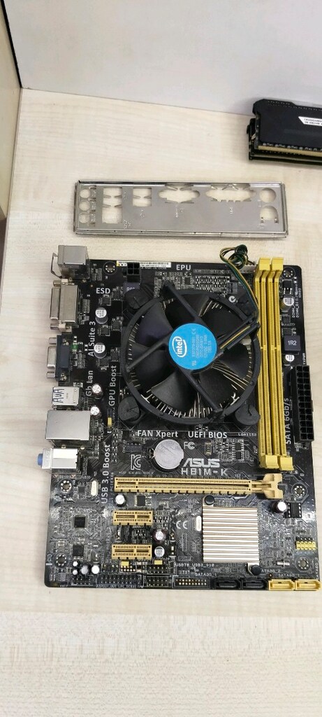 ASUS H81 ANAKART+İ5 4590+ CPU FANI - 12