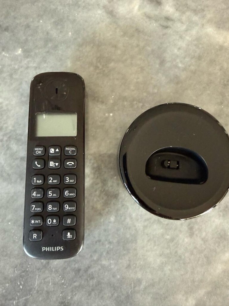 Philips D130 Telsiz Telefon – Adaptör ve Kablo Dahil, Tam Set - 2