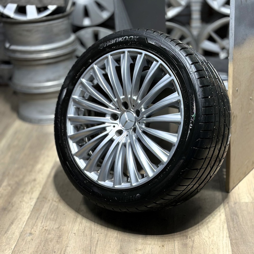 19 inç 5x112 Mercedes S Class Jant Lastik Takımı 2. El - 3