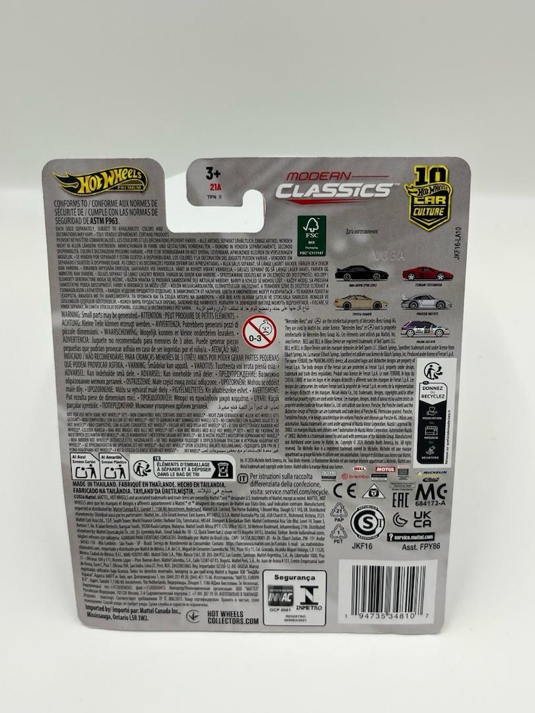 Hot Wheels Car Culture 1:64 Porsche Lot — Sıfır, Kart Hasarsız - 8