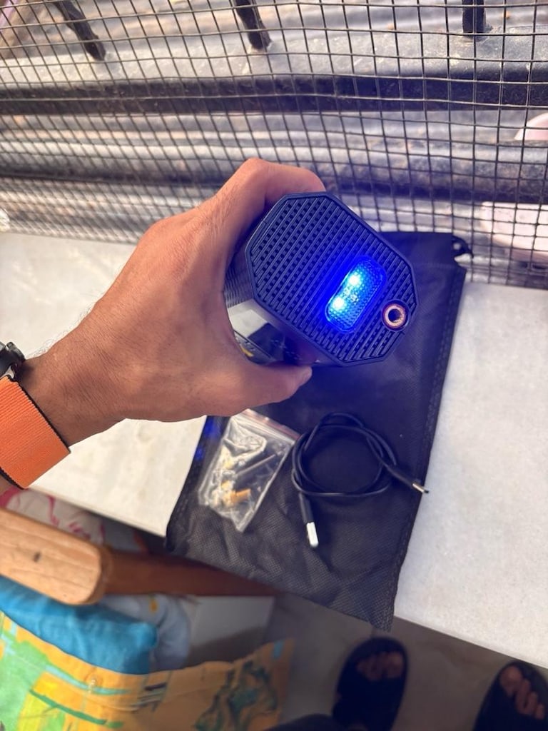 Şarjlı Işıklı Lastik hava basınc makinesi - 3