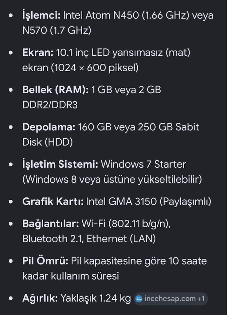 laptop minibook (samsung) - 8