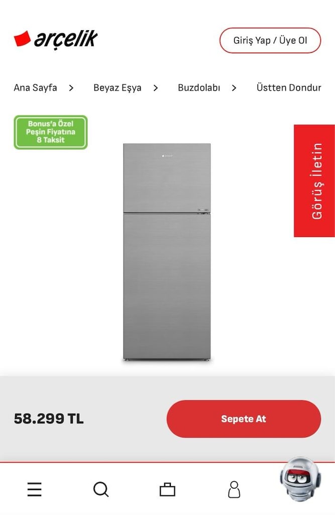 inox 3 lü BEYAZ EŞYA TEK SATIŞ YOK - 5