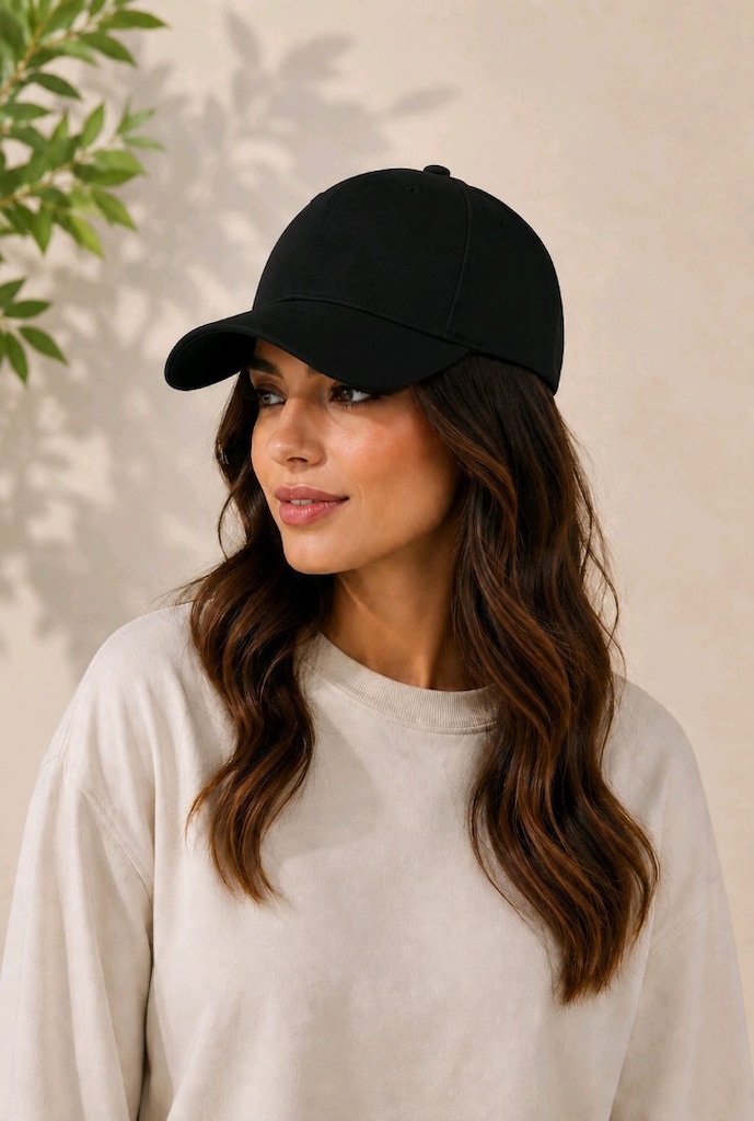 Unisex Ayarlanabilir Pamuk Gabardin Şapka - 10