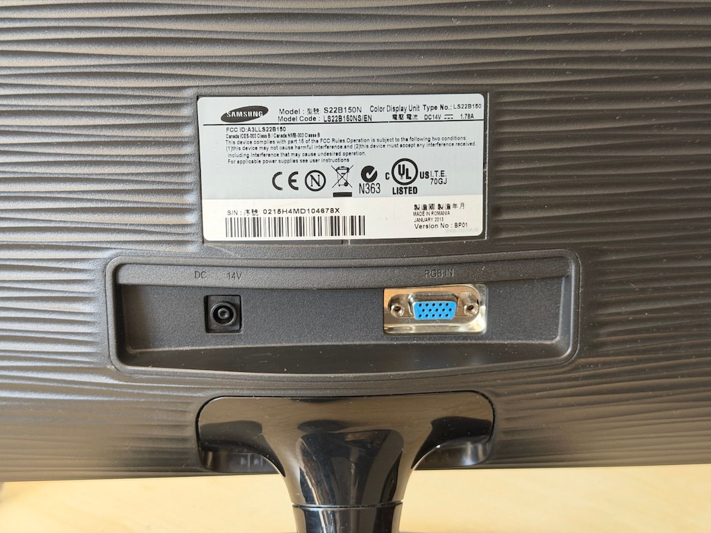SAMSUNG 21.5" S22B150N GENİŞ EKRAN LED MONİTÖR - 6