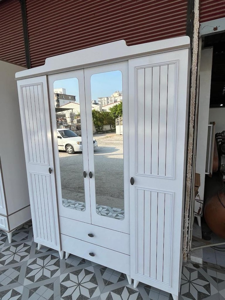 ultra lüks 4 kapaklı dolap sıfır ürün dev kampnya adrese teslim - 2
