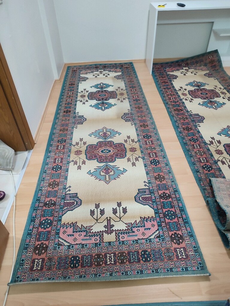 2 adet sık dokuma yolluk 3 ve 4 metre uzunluğunda - 5