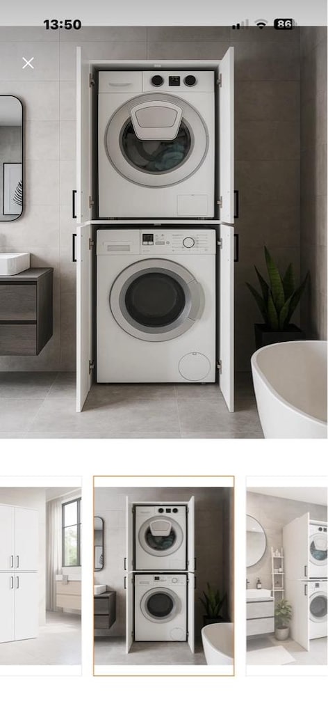 Kurutucu ve çamaşır makinesi dolabı - 3