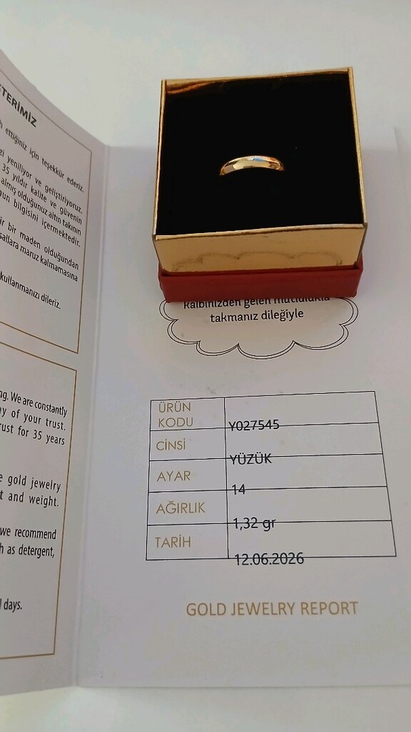 Altın alyans yüzük yeni 18 ölçü - 4
