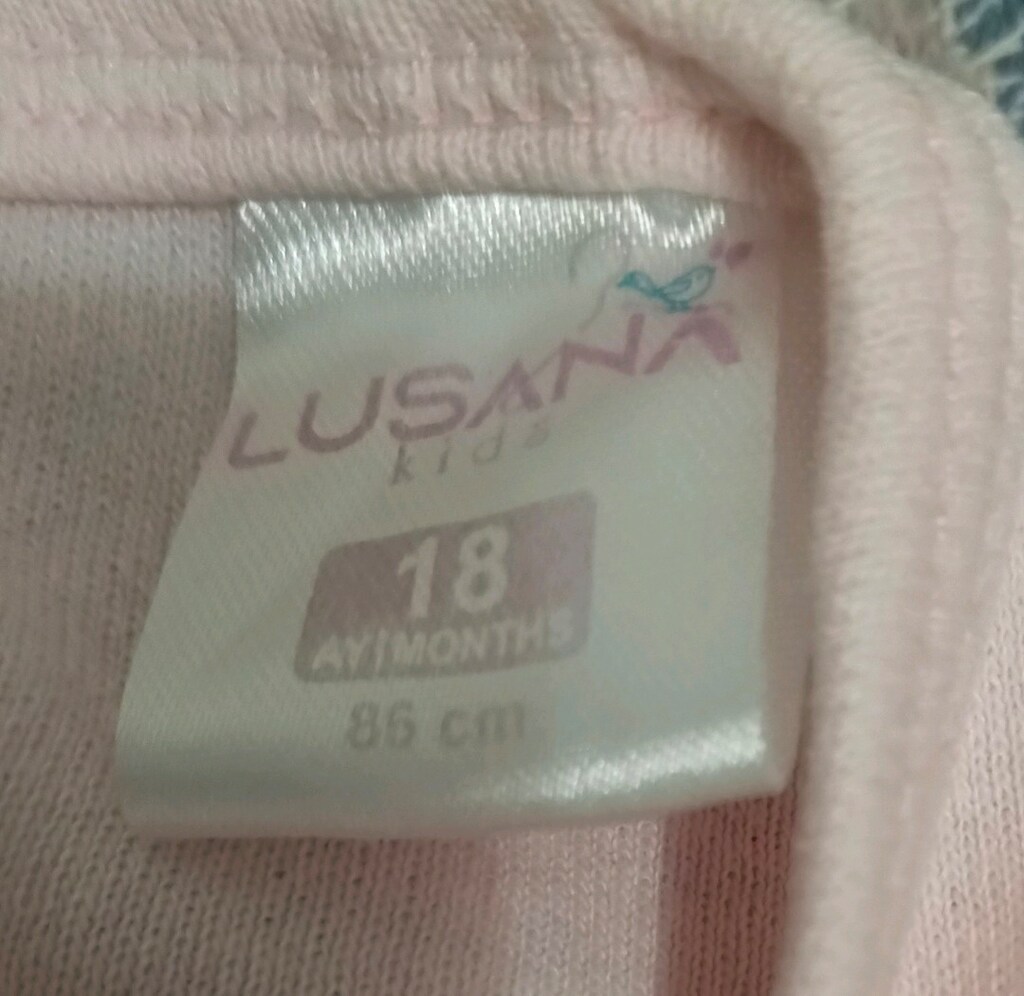 Pembe Beyaz Tüllü Güpürlü Bebek Elbise - 10