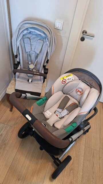 cybex balios s lux, aton s2 set
