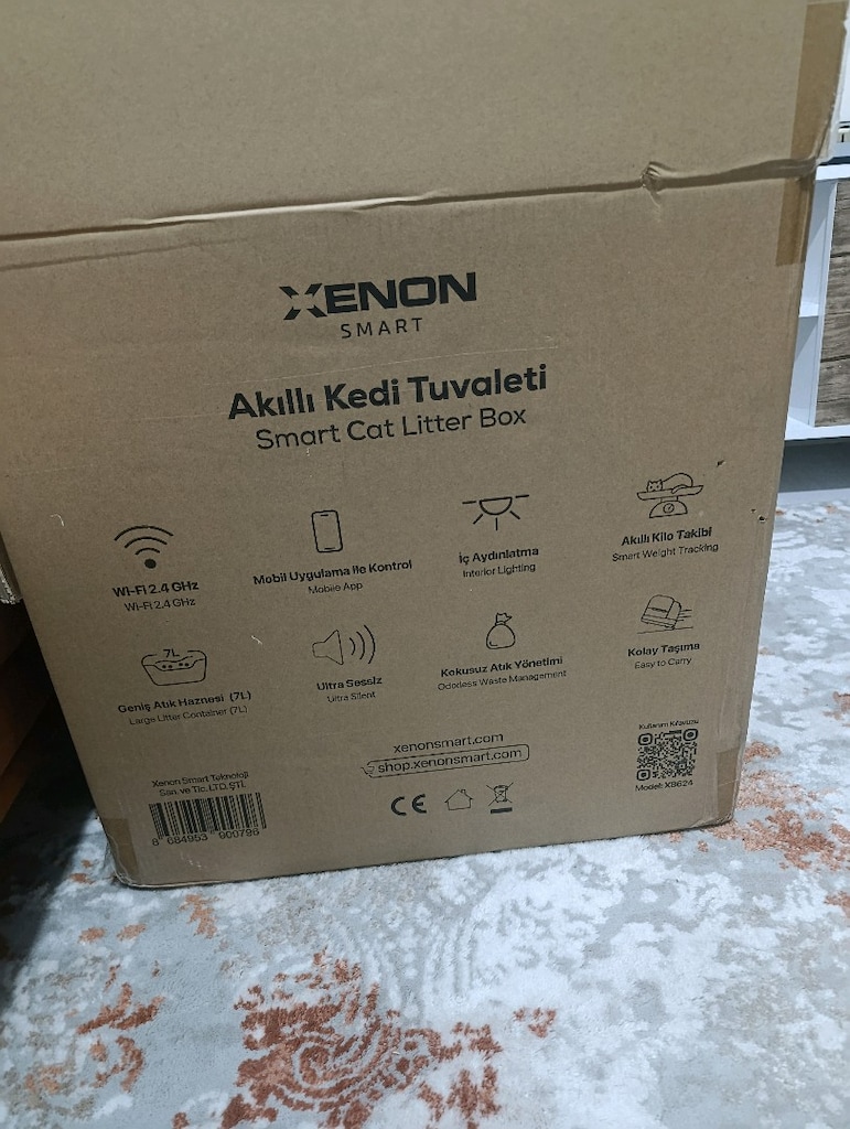 Exon smart Otomatik Kedi tuvaleti yem ve Su kabı