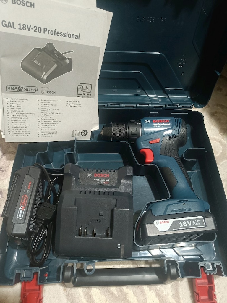 Bosch darbesiz akülü vidalama