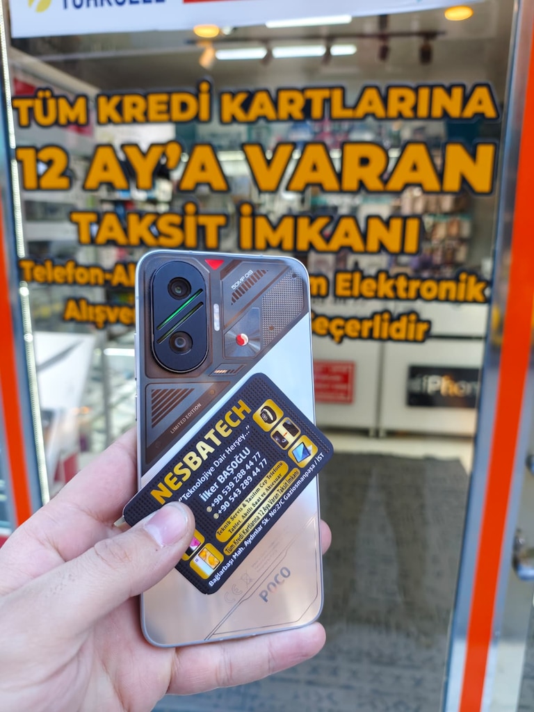POCO F7 12/512 GLOBAL KREDİ KARTINA 12 AY TAKSİT İMKANI İLE