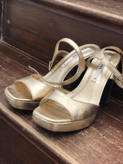 ZARA platform dore ayakkabı