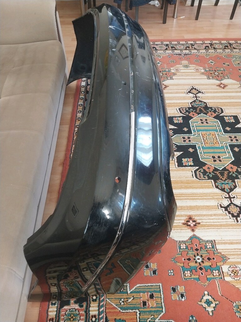 Mercedes C serisi w204 arka tampon 2014 2017 modele uyumlu - 4