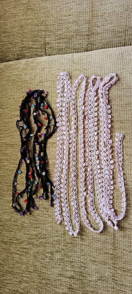 11 adet oyalı başörtgüsü ve 2. Oya 90×90.cm Ölçülerinde - 3