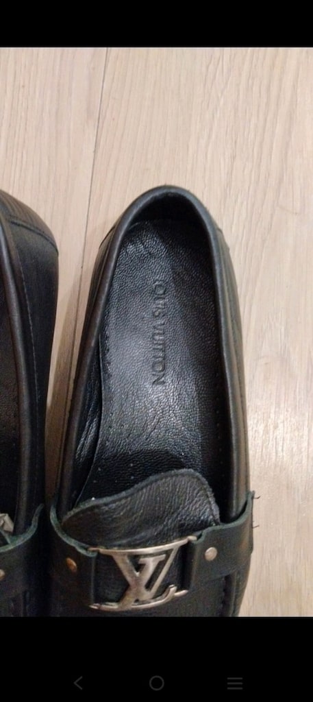 Louis Louis Vuitton siyah deri loafer, - 3