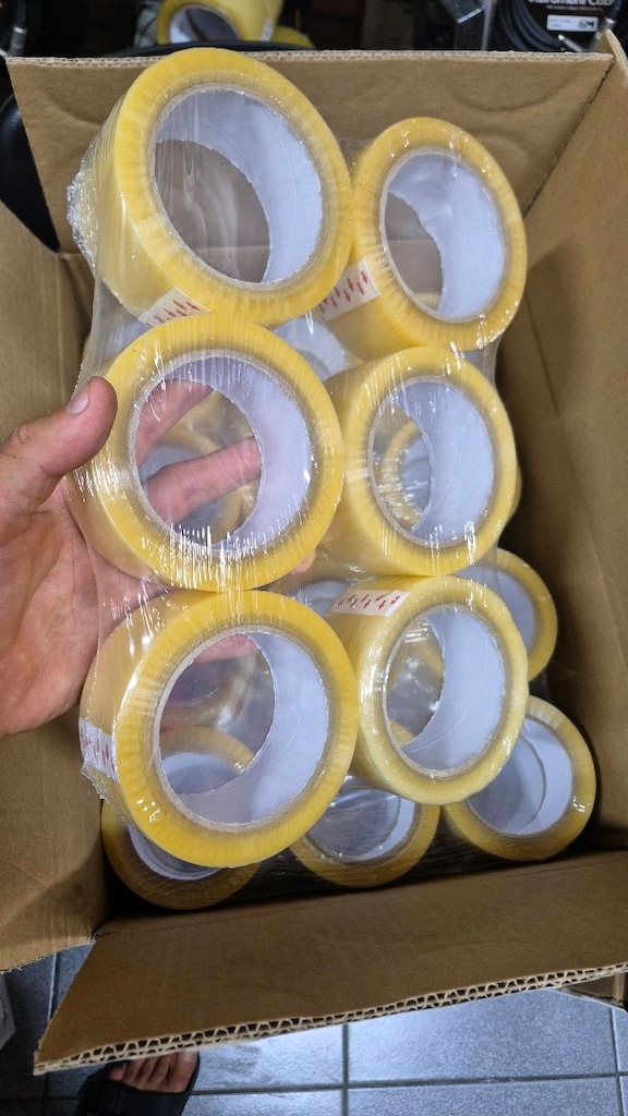 6 lı koli bandı 100mt kaliteli şeffaf - 5