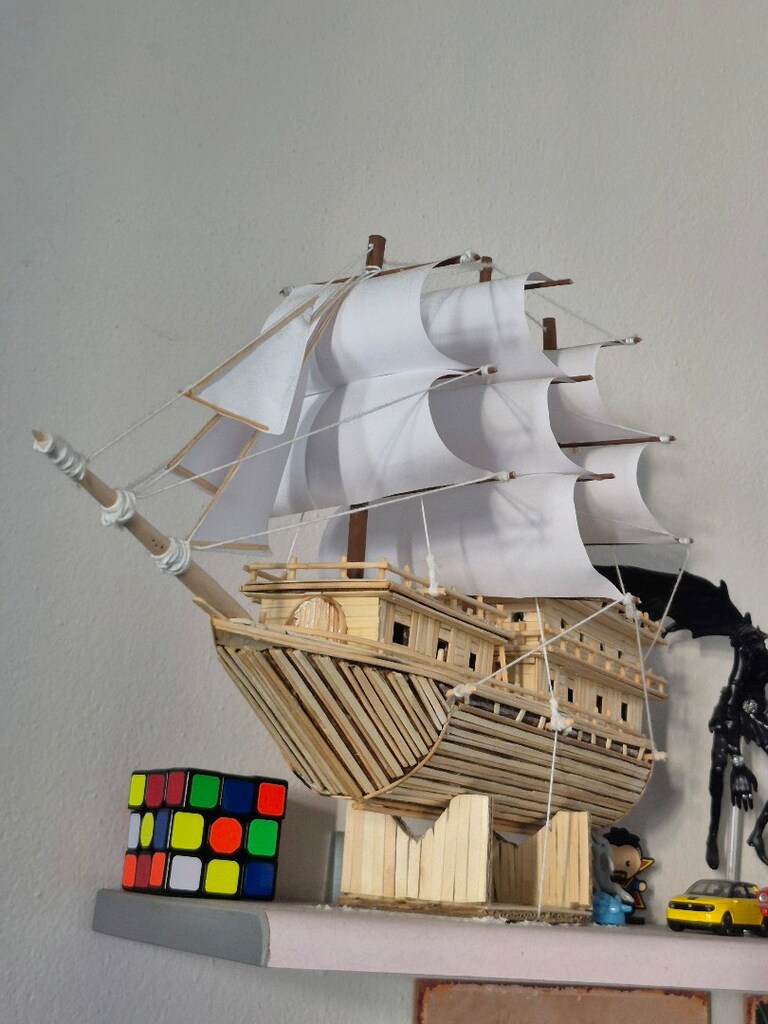 el yapımı gemi maketi - 2
