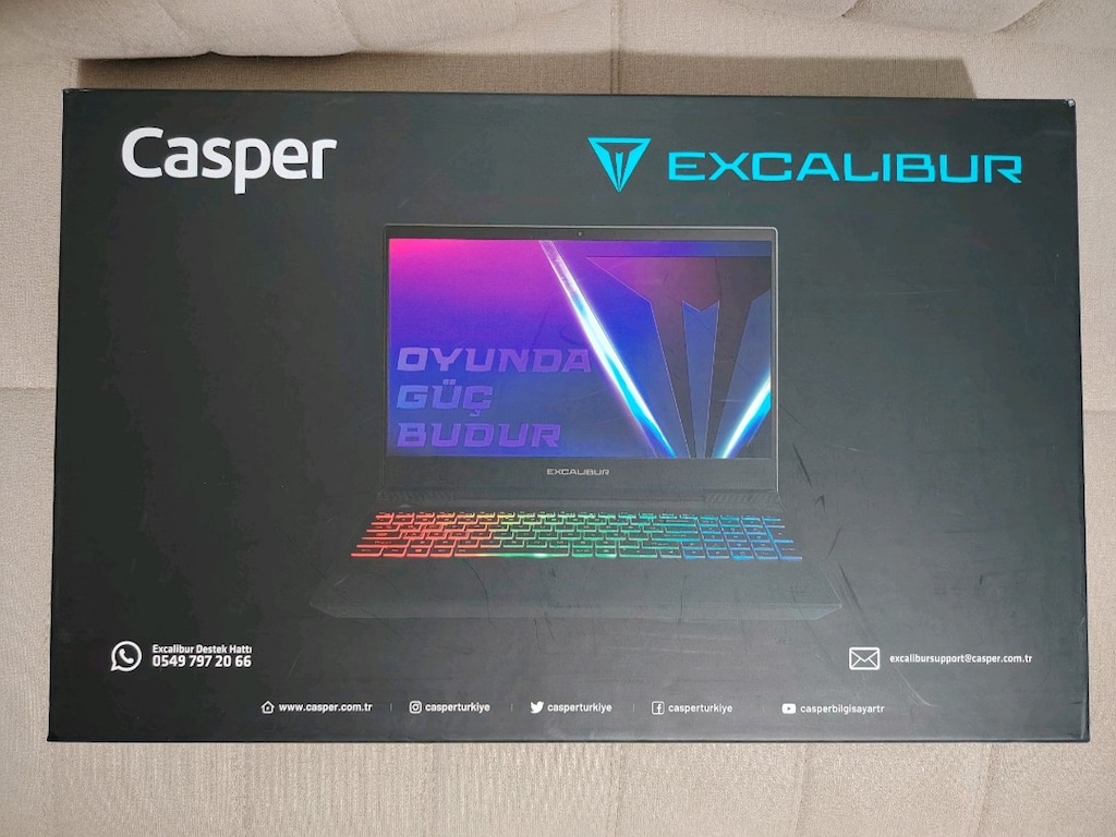CASPER EXCALİBUR İ5 1 TB SSD 32 GB RAM OYUN BİLGİSAYARI SIFIR