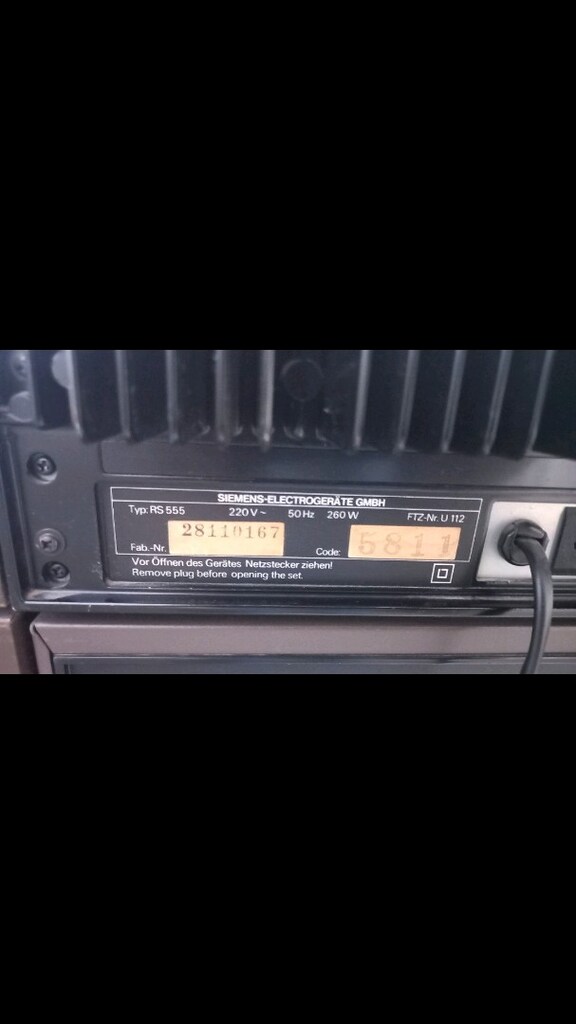 SIEMENS RS-555 DECK AMPLIFIER KASETÇALAR RADYO - 8