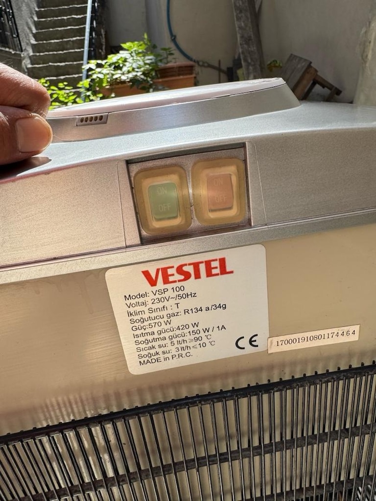 Vestel VSP 100 Gri Su Sebili (Soğuk Aktif - Sıcak Tamir İster) - 5