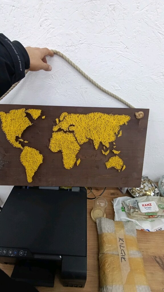 ahşap el yapımı tablo - 2