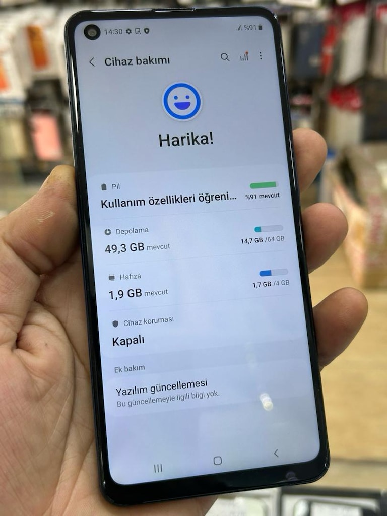 Samsung A21S 64/4 TR cihazı orijinal temiz 2. el - 5