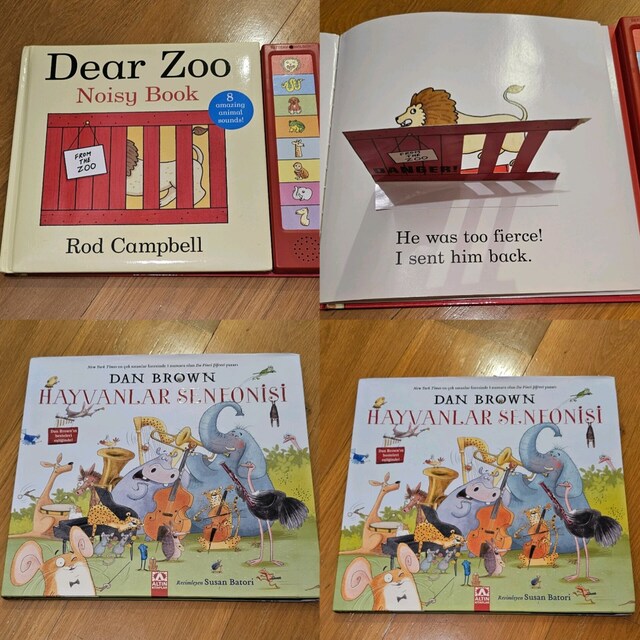 Dan Brown Hayvanlar Senfonisi & Rod Campbell Dear Zoo (2kitap)