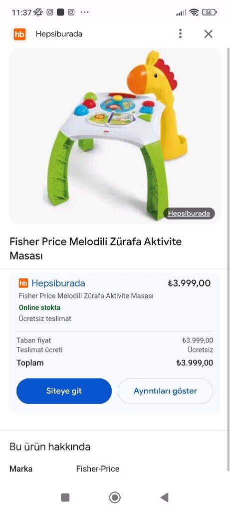 fisher Price aktivite masasi - 2