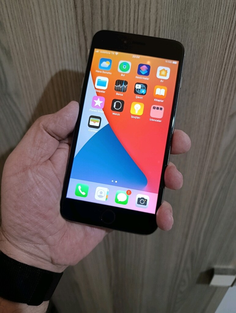 İPHONE 6S-PLUS 128GB PİL 100 PARMAK İZİ ÇALIŞMİYOR EKRANDA LEKE VAR - 12