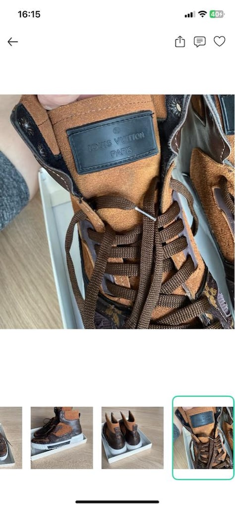 İthal Louis Vuitton Erkek Bot SIFIR - 4