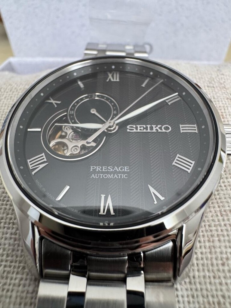 Seiko Presage Japanese Zen Garden 42 mm Siyah Kadran - 4