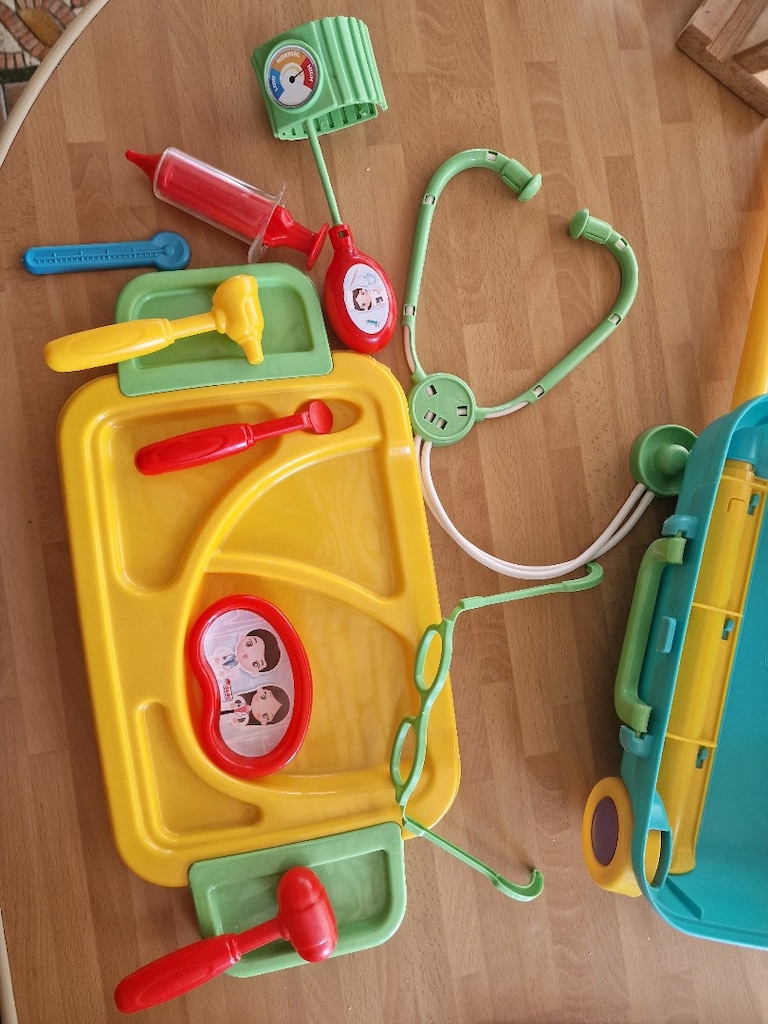 dede bavullu oyuncak doktor seti - 7