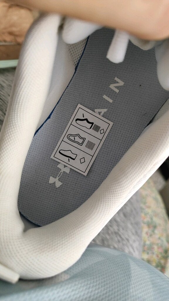 under armour antreman ayakkabısı 43 no beyaz grı sıfır etiketli - 9