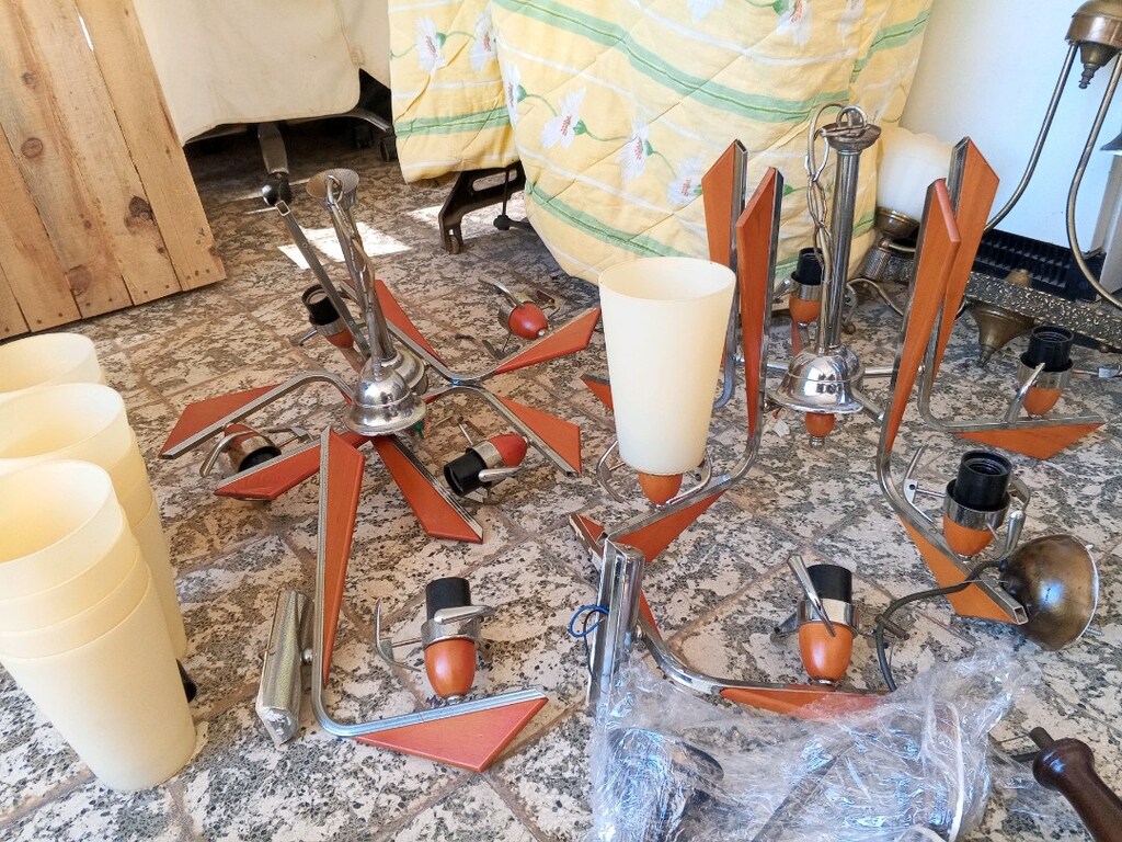 komple Villa 3 kat avize takımı antika - 3