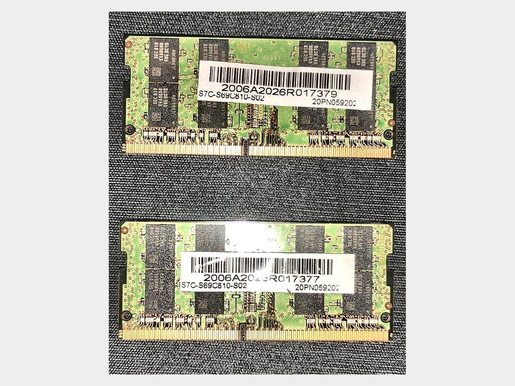 Samsung 32GB (2x16) DDR4 2666MHz Laptop RAM - 12
