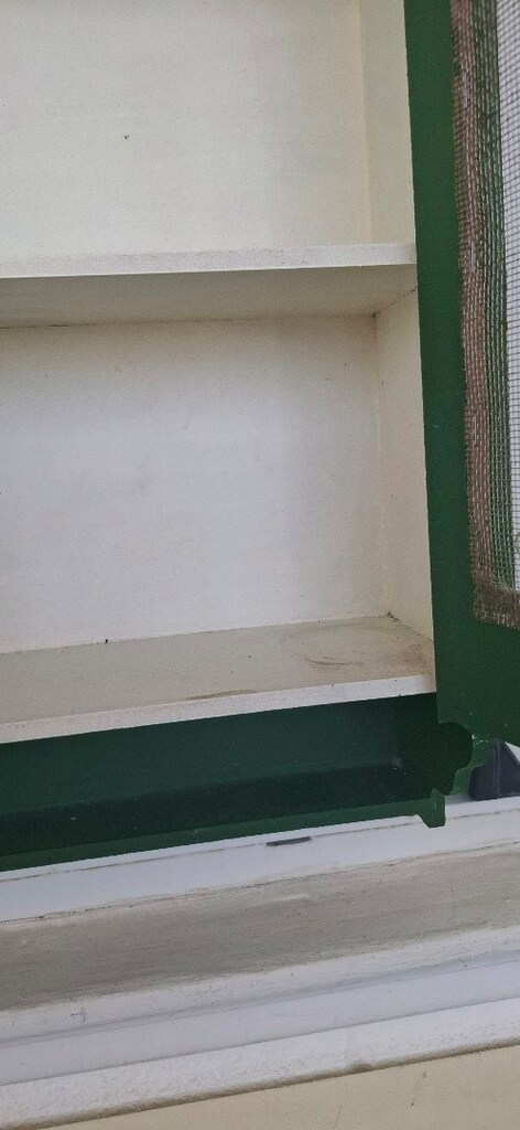 otantik kapaklı raf tül dolap - 6
