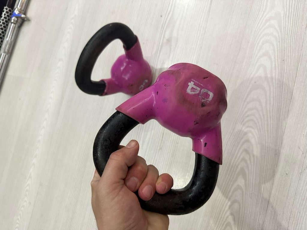 2 x 4 kg Döküm Kettlebell (Girya) - 3