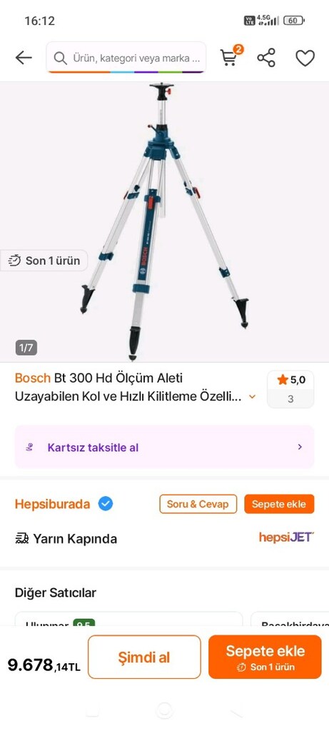 Bosch lazer ölçüm sehpası - 3