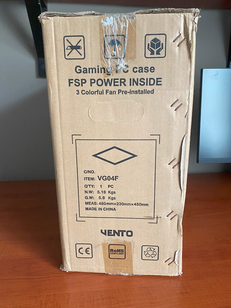 VENTO VG04F ATX Temperli Cam Boş Kasa - 2