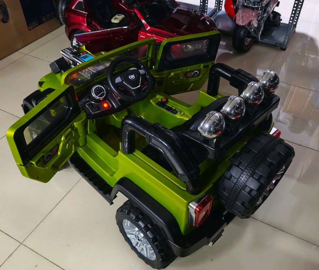 (AnkaCar ÇOCUK oto galeri)12+12 2 MOTOR KUMANDALI AKÜLÜ ARABA JİP - 6