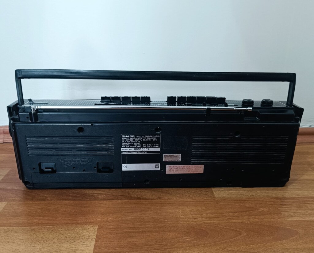 Sharp WQ-262H (BK) Radyo,Kasetçalar.ÜCRETSİZ KARGO.Dikimevi Mevkii - 7